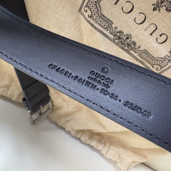 NWT Gucci GG Supreme Belt Bag Web Ophidia Brown White Blue Marmont 674081 90 Cm - Picture 7 of 11